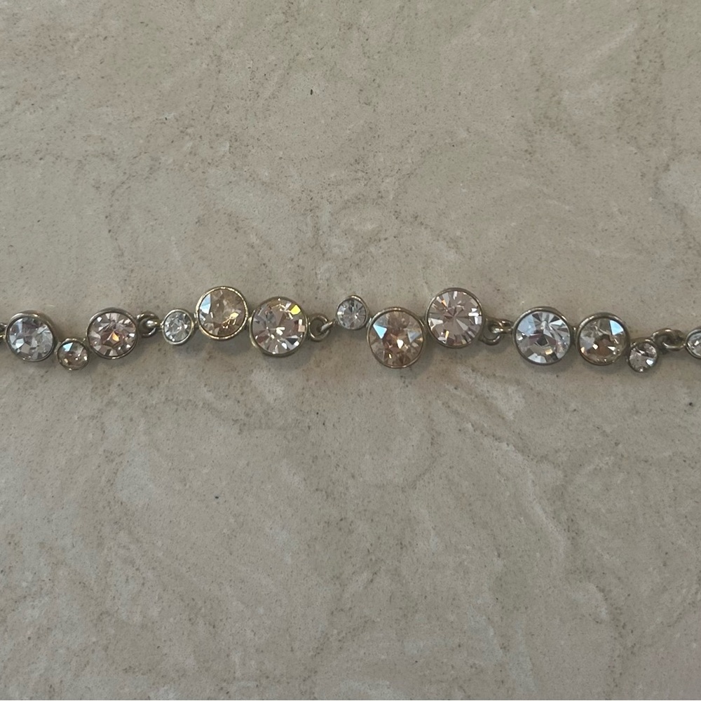 Givenchy Gold Tone Crystal Bracelet